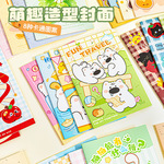 新款可爱A5线圈本学生笔记本高颜值作业本卡通办公文具记事本批发