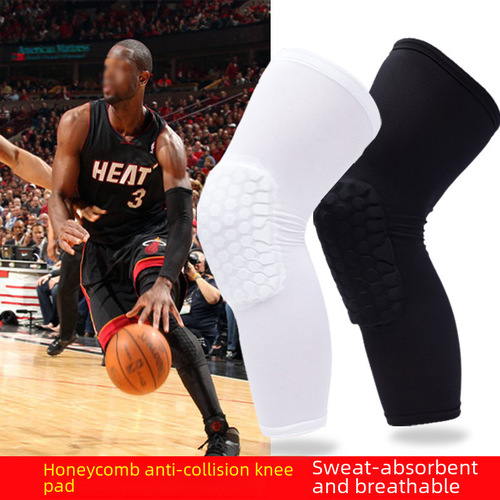 Basketball knee pads honeycomb impact protection extended professional training equipment unisex basketball equipment sports protective gear