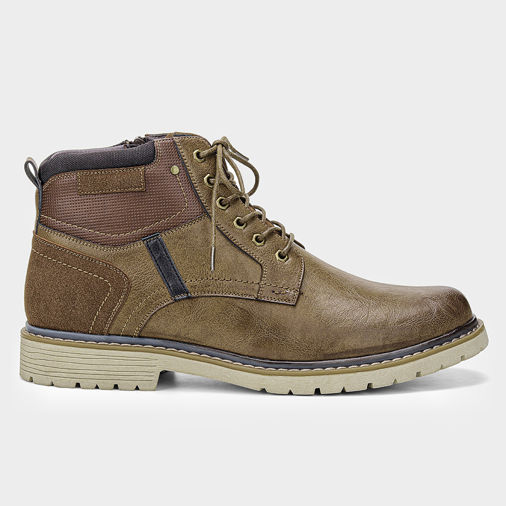  Men's Martin Boots Independent Station Retro Color Polished Ankle Boots Cross-border Trade Men's Shoes Plus Size Autumn and Winter Men's Boots_voghion.com