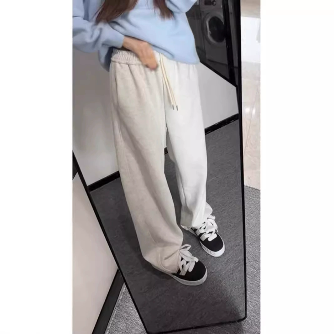 Мужские спортивные брюки в американском стиле, прямые, повседневные, из плотной ткани, в стиле Маргилы, модные.