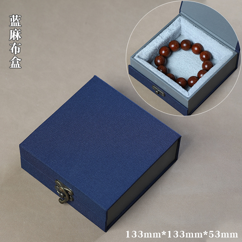 Blue linen box