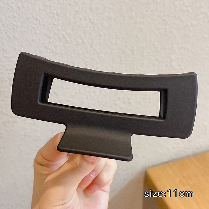 Clip de garra grande Placa de horquilla de acrílico horquilla hembra elegante temperamento tiburón clip tocado clip de Cabeza trasera horquilla