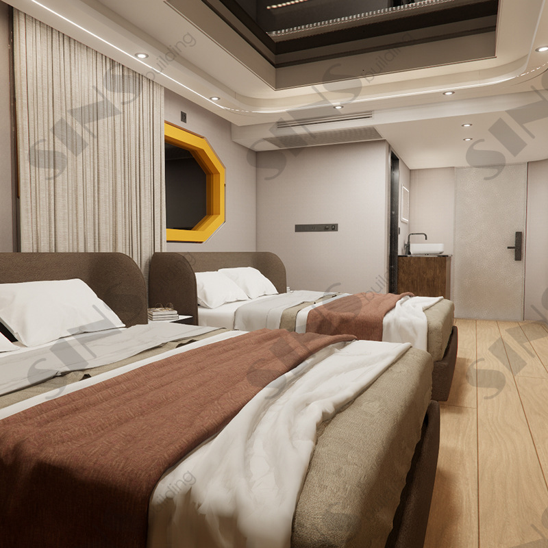 Comercio exterior exportación de casas de cápsulas prefabricadas con inodoros, manzanas, hotel de cápsulas espaciales, alojamiento residencial, alojamiento residencial