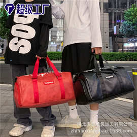 多功能干湿分离运动健身瑜伽包短途旅行包可扩容可套拉杆女健身包