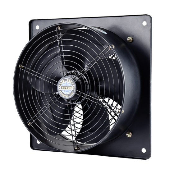 ywf Square Outer Rotor Axial Fan 220 Low Noise Smoke Exhaust Kitchen Ventilation Fan Industrial Strong Ventilator 380