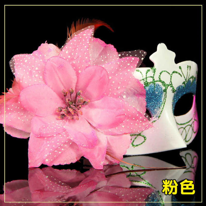 圣诞节舞会羽毛面具化妆舞会装扮道具舞会假面派对装扮面罩道具|undefined