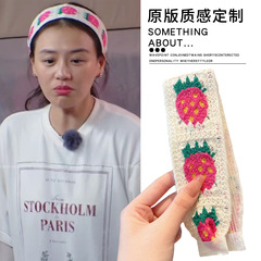 儿童魔术贴发箍针织发饰女孩前额碎发神器女童刘海贴发卡头饰发带