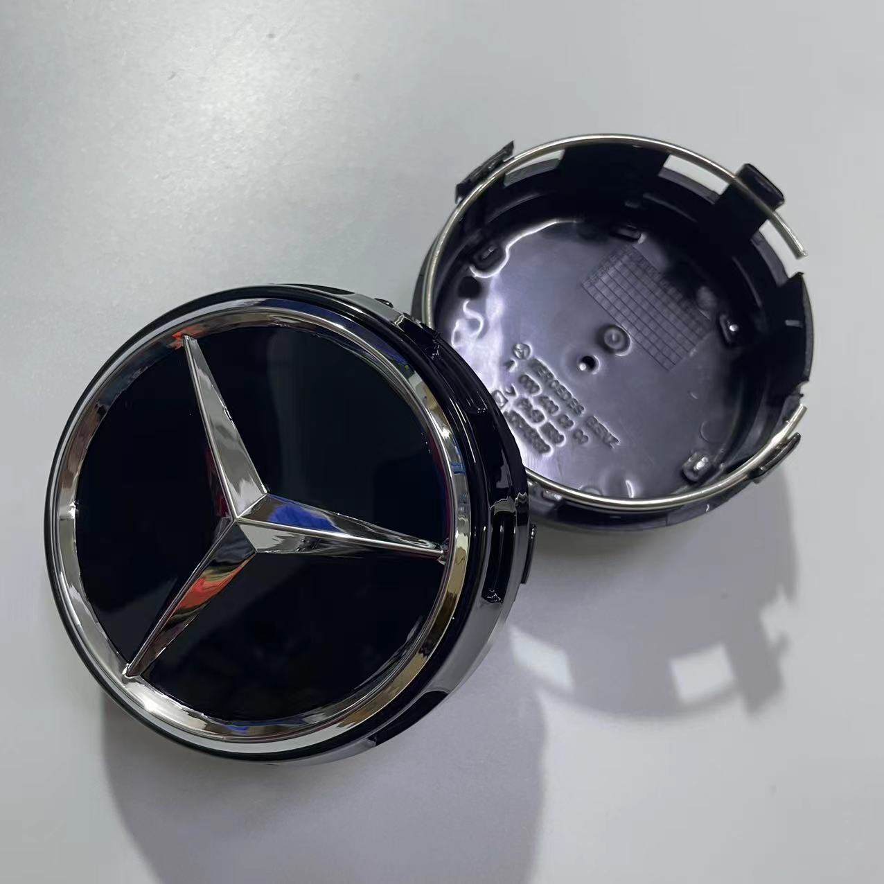 Suitable for Mercedes-Benz hub center cover 75mm high foot hub cover AMG center hub cover standard in stock wholesale