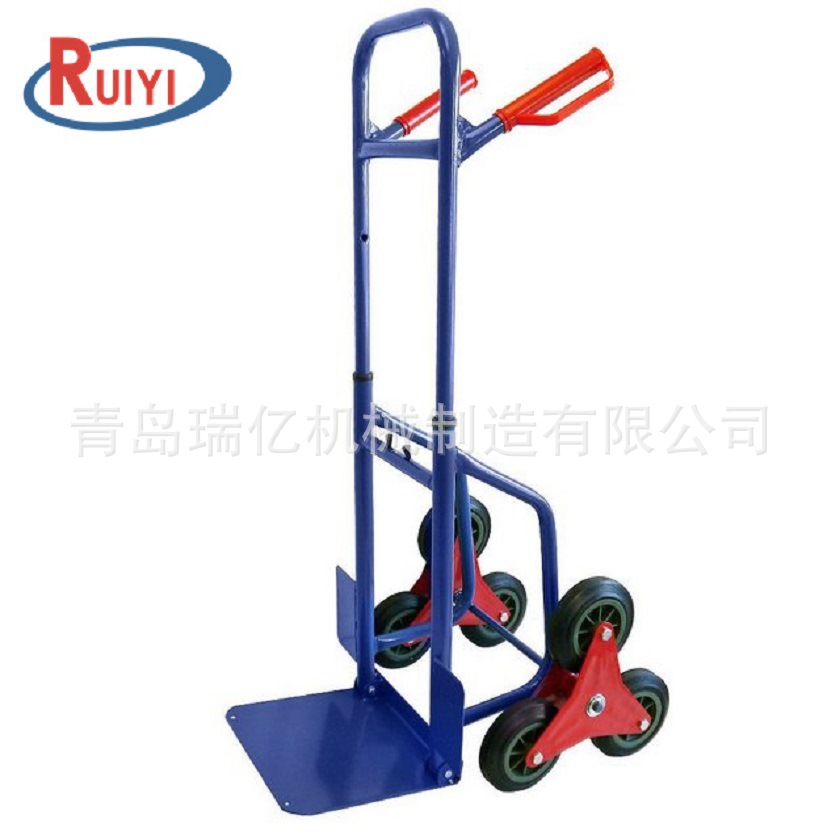 爬楼梯拉货车 货仓搬运车 手推工具车 折叠拖车 6轮仓储搬运车