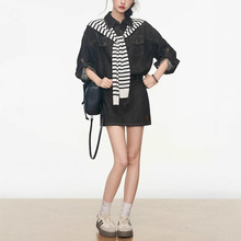 7.20新品 WESTAYON水洗牛仔连衣裙短裙女2025新款小个子韩系通勤