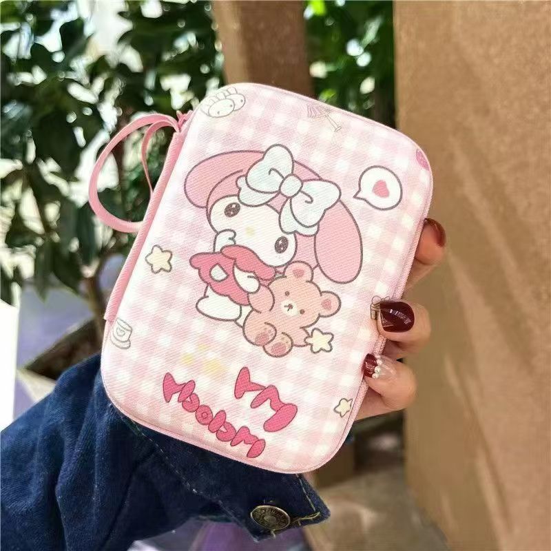 CCD 充電器デジタル収納袋ヘッドフォンデータケーブルかわいい漫画カメラポータブル整理ボックスハードドライブバッグハード|undefined
