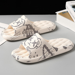 厚底拖鞋男夏季外穿休閒防滑時尚潮流室外軟底情侶一字拖涼拖批發