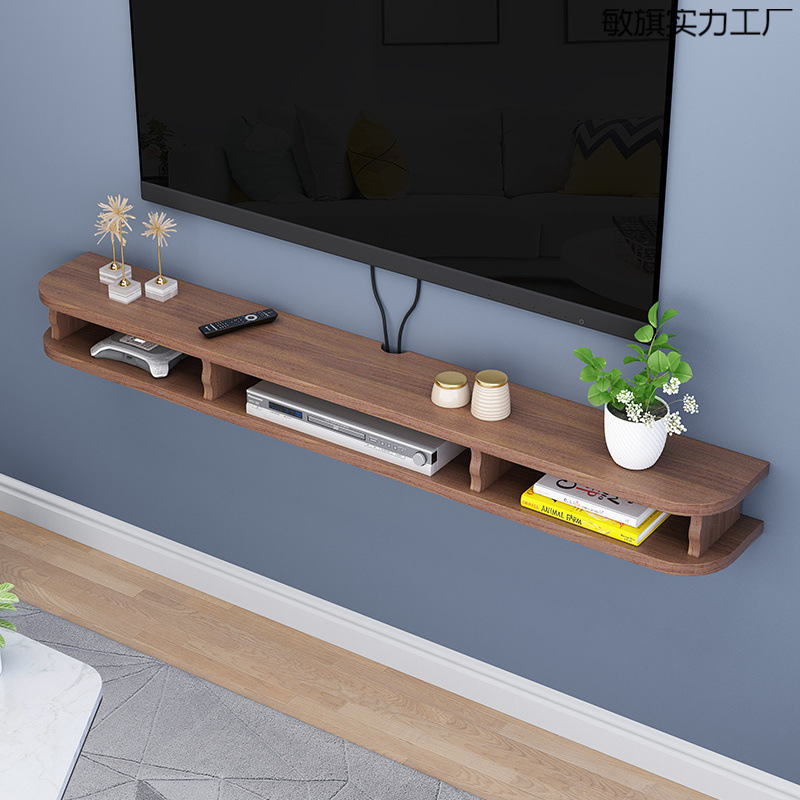 Wall-Mounted Tv Cabinet Hanging on the Wall Suspended Simple Modern Minimalist Living Room Bedroom Small Apartment Ultra-Narrow Base