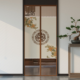 New Chinese Universal upper and lower mesh household mosquito-proof gauze curtain magnetic door curtain self-adhesive self-priming Velcro punch-free curtain