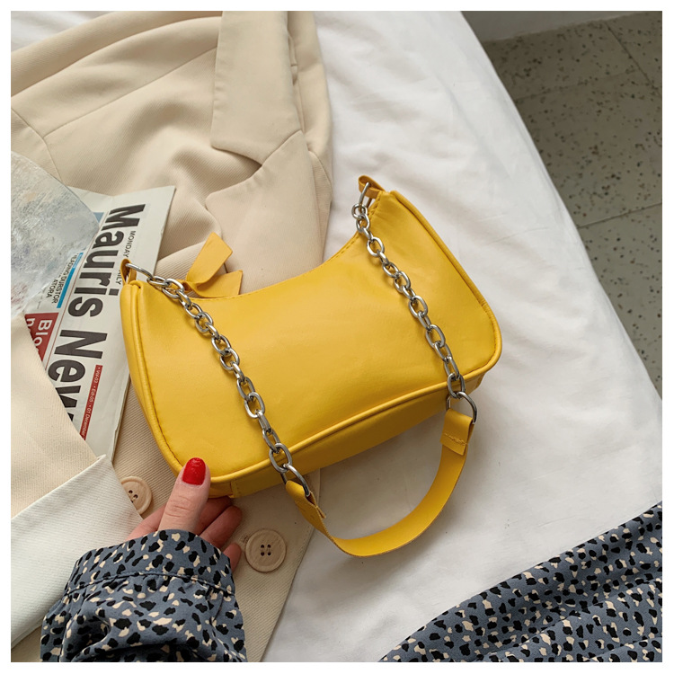 Korean Simple Solid Color Shoulder Bag display picture 9