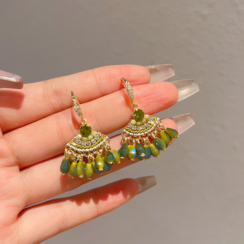 Retro ethnic small design fashionable earrings