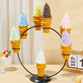 假甜品装饰摆件玩具道具儿童仿真脆皮甜筒冰淇淋模型仿真冰激凌