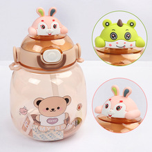 卡通杯盖公仔定制pvc动漫小熊杯子配件网红星巴克杯沿公仔批发ins