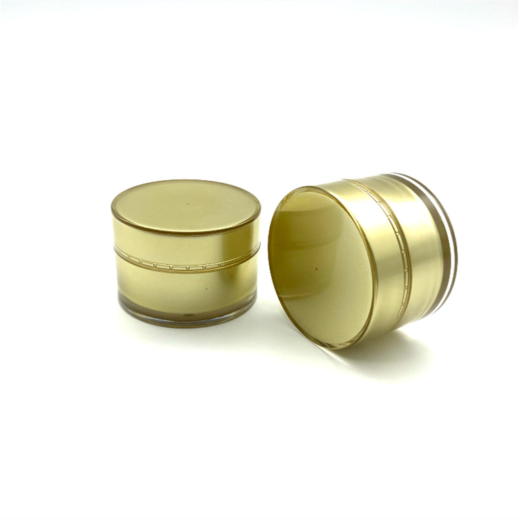 20g直圆亚克力膏霜面霜瓶 化妆品延长胶瓶贵妇膏珍珠膏素颜霜瓶子