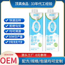 顶真生榨椰子汁饮品海南岛新鲜椰肉大瓶贴牌定制常温植物蛋白饮料