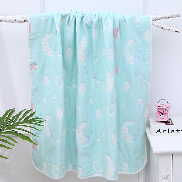 Cotton gauze bath towel for new born for baby