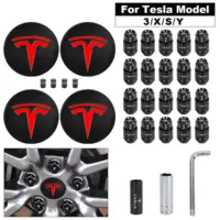 Подходит для модифицированной крышки ступицы колеса Tesla Model3/Y, втулка гайки ступицы клапана, гайка, втулка 42 мм