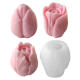 Tulip Candle Holder Candle Silicone Mould DIY Tulip Aromatherapy Enlargement Stone Gypsum Ornaments Hand Gift Grinding Tool