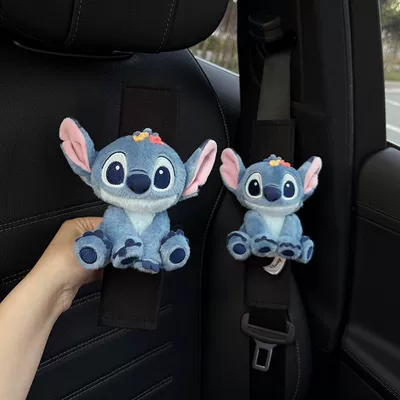 Other Automotive Interior Supplies Shoulder Pad Car Seatbelt - cute-stitch-2-black-shoulder-pads