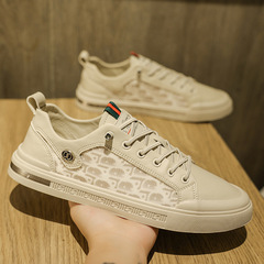 Spring new Korean fashion trend student casual sports shoes 2023 men's low-cut lace-up outer sneakers