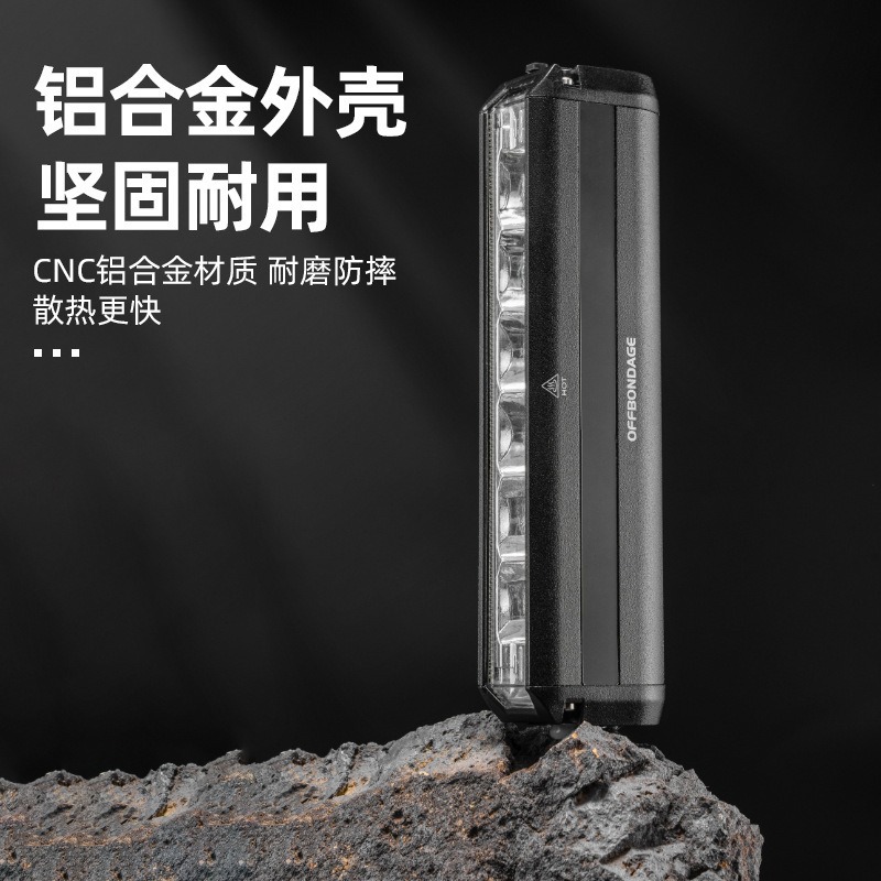 OFFBONDAGE lámpara de bicicleta de noche delantera y trasera carga linterna de luz brillante para bicicleta de montaña luces de viaje super