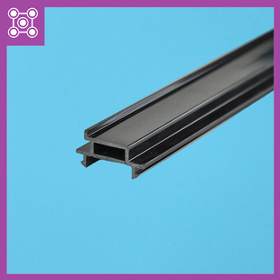 Cold top extrusion PVC plastic strip black PVC extrusion plastic strip Suzhou plastic extrusion factory production Wholesale