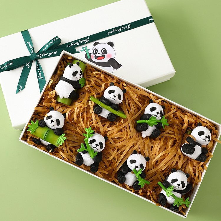 中国风特色伴手礼送老外客户生日礼物小众高级感原创熊猫元素摆件|undefined
