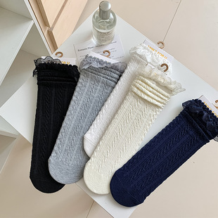 Lolita socks women's summer thin hemp lace lace socks ins Japanese sweet cute soft beauty jk socks