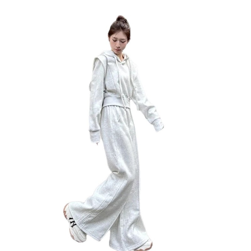 韩系时尚穿搭配一整套装女2025新款秋冬高级感休闲运动卫衣早秋季|undefined