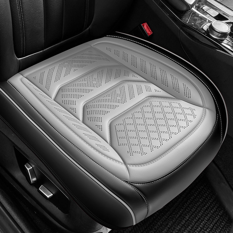 25 Years New Laser Perforated Wireless Embossed Nappa Leather Car Seat Cushion Four Seasons Multi-Piece Cushion Wholesale