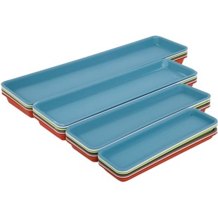 Thickened Rectangular Flowerpot Stall Tray Household Water Tray Base Plastic Flowerpot Bottom Mat