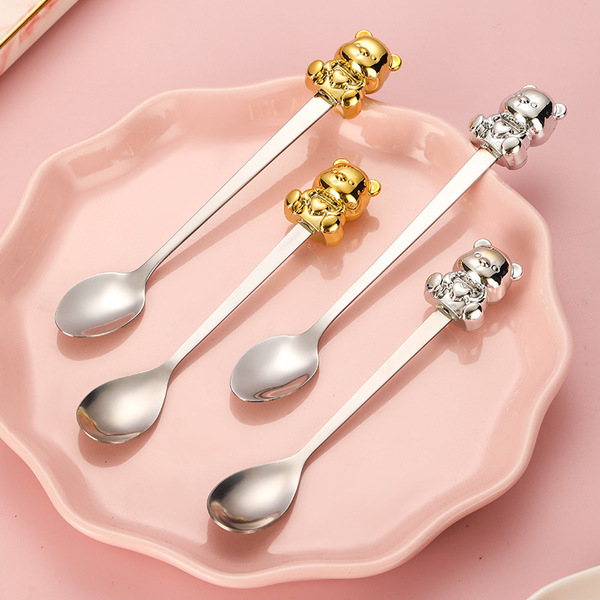 Creative cartoon spoon stainless steel
