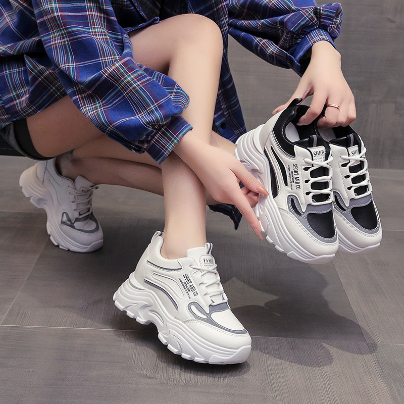 Women Leather Shoes Sports Shoes Athletic Shoes Sneakers Mesh Synthetic Cushioned Durable Footgear_voghion.com