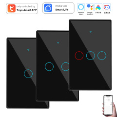 落書きwifiスマートスイッチ単火零火通用appタイミングスイッチrf433リモコン美規ブラジル規格