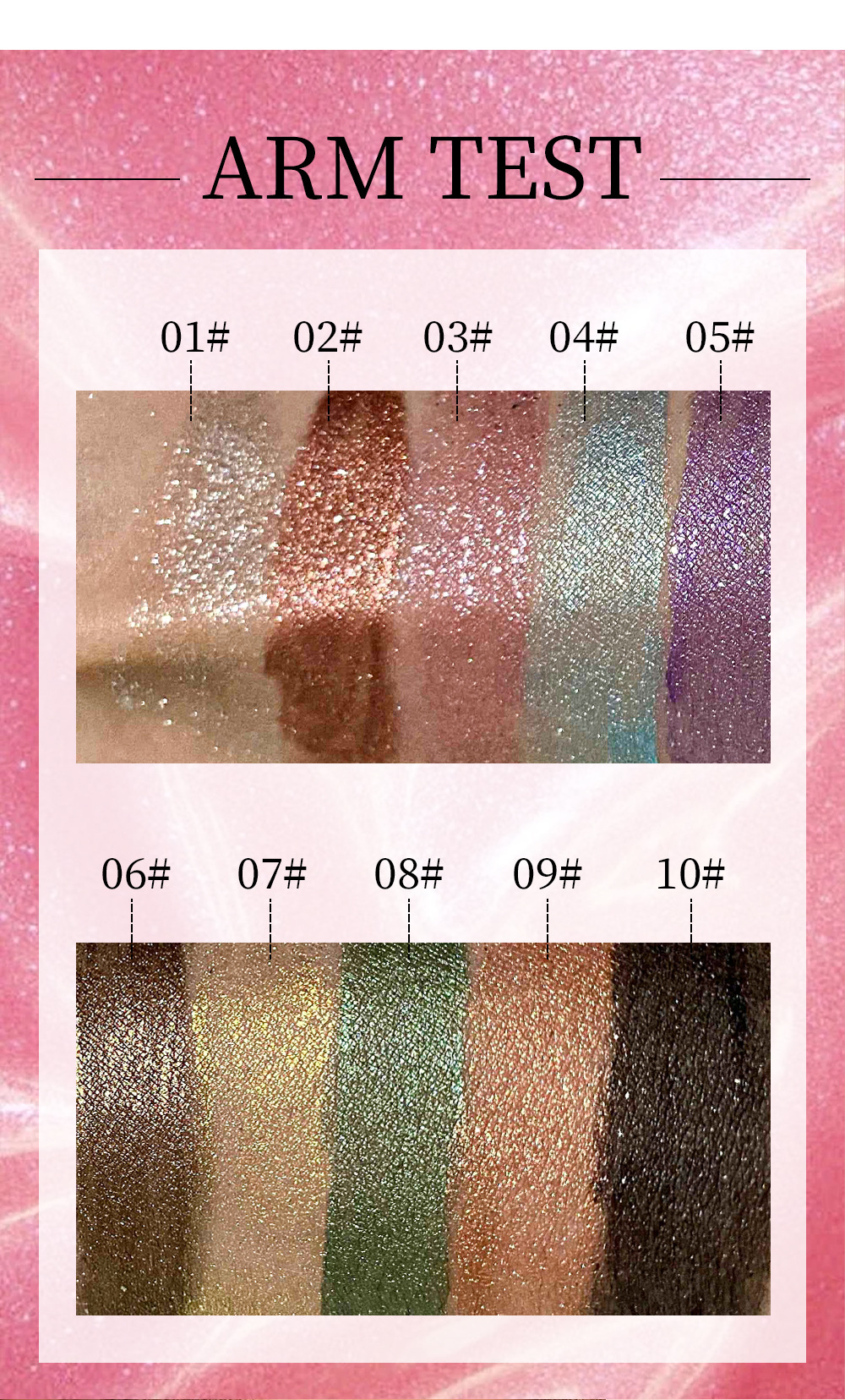 Kauneus polarisoitu meikki hohtava yksivärinen luomiväri nestemäinen kosmetiikka_voghion.com