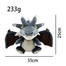 跨境新品 Monster Hunter Deformed Plush怪物猎人毛绒玩偶公仔