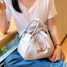 H家高版本手工蜡线新款琳迪包26togo牛皮单肩医生包lindy真皮女包