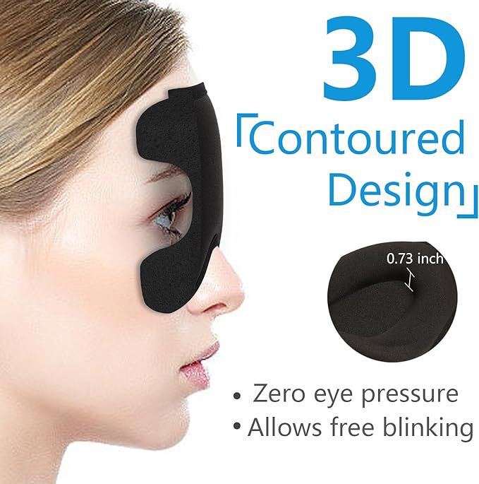 跨境3D立体遮光睡眠眼罩可调节透气不压眼护SleepEyeMask遮光护眼|undefined
