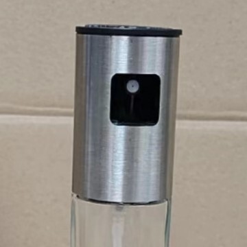 スプレーボトル スプレー式 キッチンガラス 食用油 オリーブオイル バーベキュー用スプレーボトル ガラス製スプレーボトル|undefined