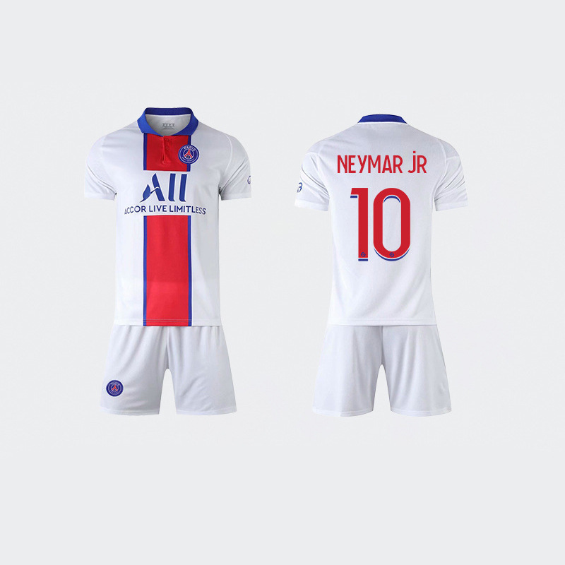 Áo bóng đá năm 2024 Mặc áo thun 3d Paris Saint-Germain Bộ đồng phục đội tuyển nam , nữ