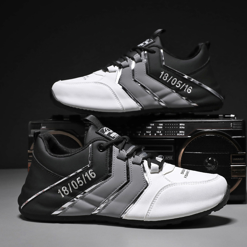 2024 Trending Men's Shoes Cross-Border Foreign Trade Spring New Korean Style Trendy Casual Sneakers Versatile Dad Shoes