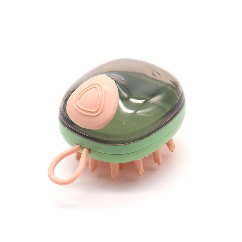 Cepillo de baño para mascotas perro masaje cepillo de baño gato Teddy Golden Retriever suministros de limpieza cepillo de baño de silicona al por mayor