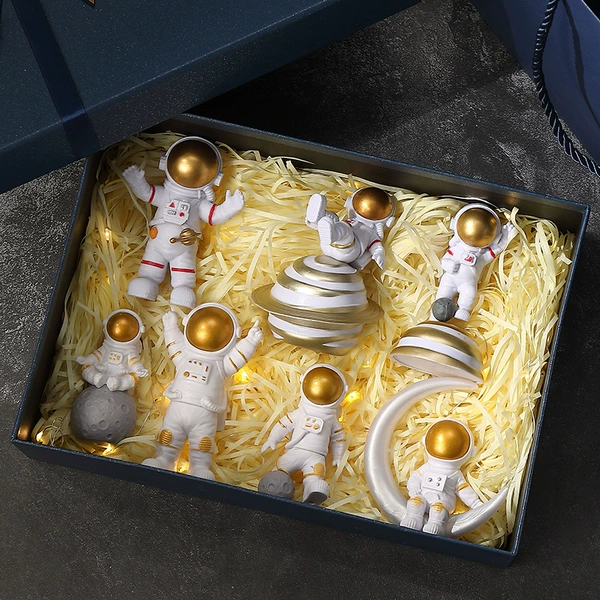 Golden set, gift box