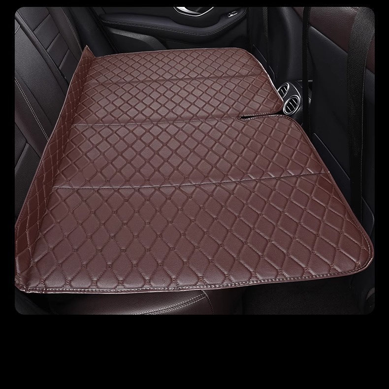 Car Travel Backseat Folding Mattress, Rear Seat Sleeping Pad, Car-Mounted Children's Sleeping Bed, Universal Folding Bed for Road Trips