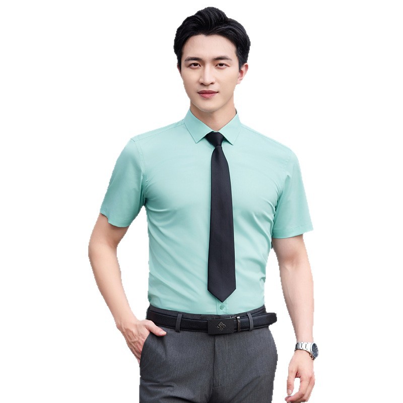 남녀공용 반팔셔츠, 포멀웨어, 비즈니스웨어, 비즈니스셔츠, 은행 4S 매장 작업복, 작업복